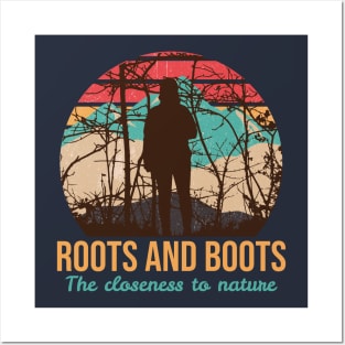 Roots and Boots nature Posters and Art